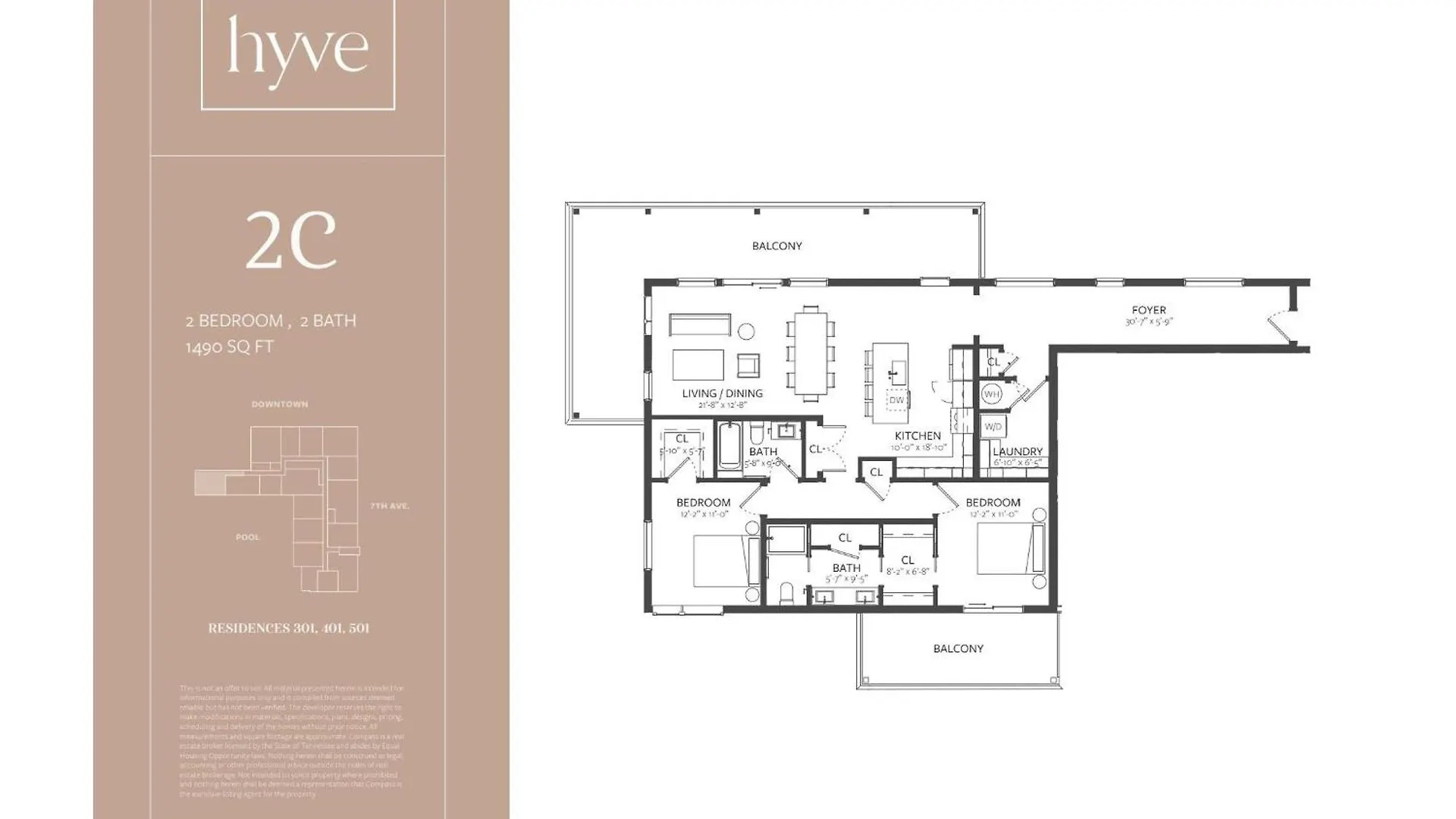 Villa Hyve -Tropical Peach -Walk To Broadway - Pool&Gym! Nashville